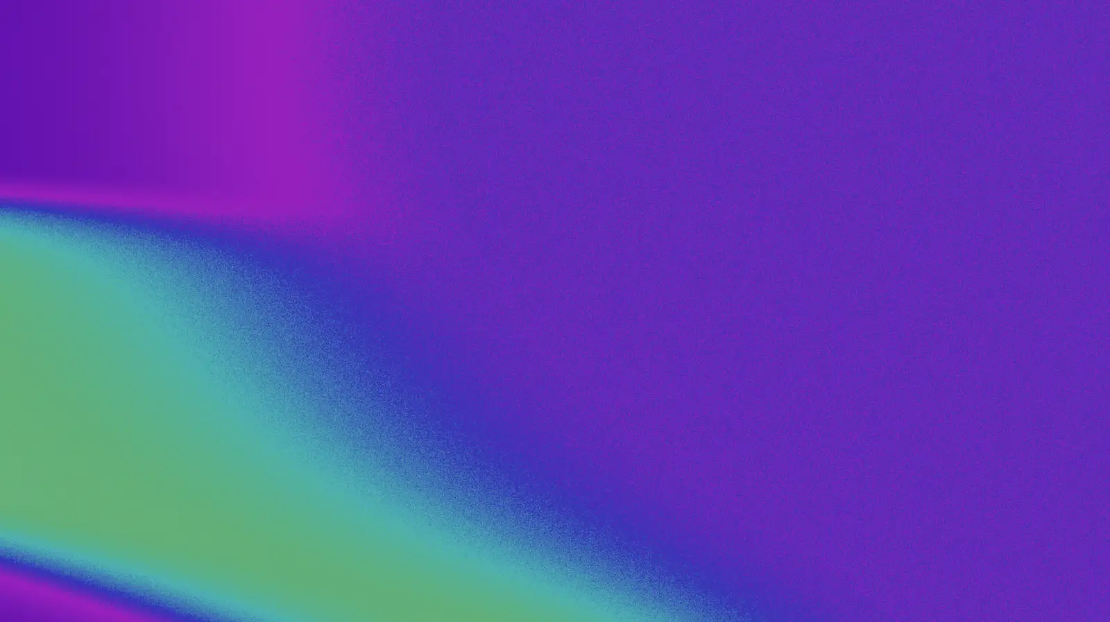 A purple and green light gradient, standing for the glow of an event stage.